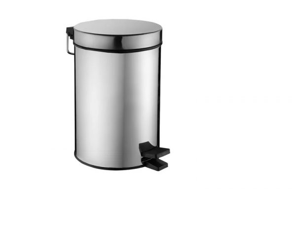 HomeHardware Pedal Bin Chrome 3L