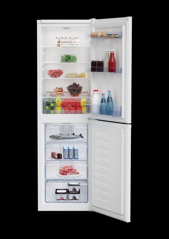 Beko CCFM3582W Tall Frost Free Fridge Freezer White Staines