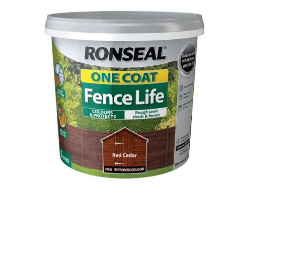 Ronseal One Coat Fence Life Red Cedar 5L