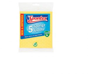 Spontex Sponge Cloth x 5