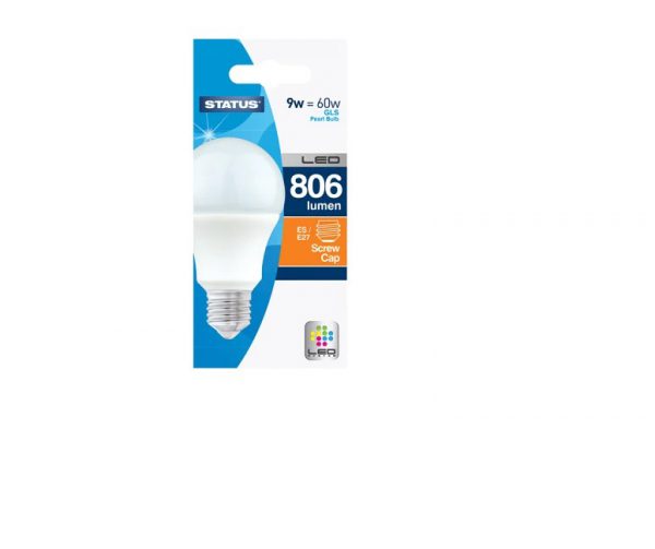 GLS LED 9W Pearl Edison Screw Boxed