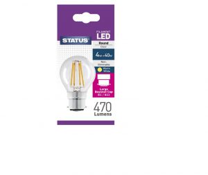 Status 4.5 Watt Filament Round Bayonet Cap Warm White