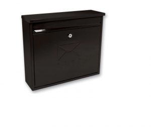 Sterling Elegance Rectangular Post Box Large Black