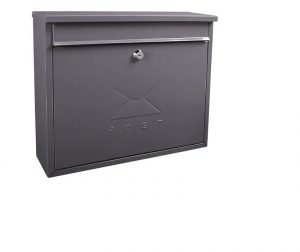 Sterling Elegance Rectangle Postbox Anthracite Large