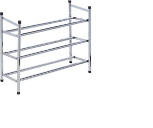 Storage Extendable Shoe Rack 3 Tier Stainless Steel