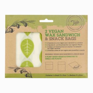 Tala Vegan Sandwich/Snack Wax Bag x 2