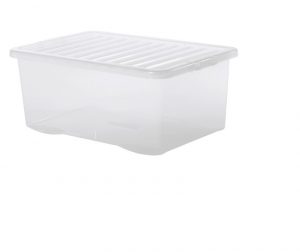WhatMore Crystal Store Box/ Lid 45L