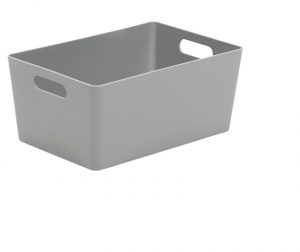 Whatmore Studio Basket Rectangular 4.02 Cool Grey