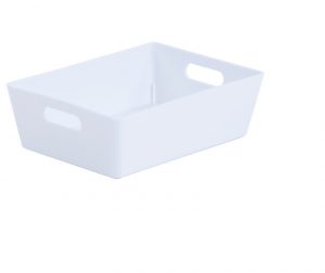 Whatmore Studio Basket Rectangular 3.01 Ice White