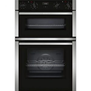 Neff U1ACE2HN0B Electric Double Oven Oven – Black/Steel