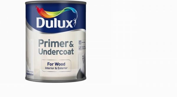Dulux Quick Dry Wood Primer/ Undercoat 750ml