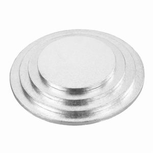 Tala Round Cake Drum- Silver (20cm)