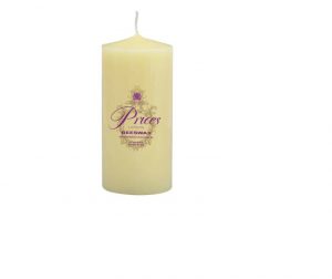 Prices Beeswax Candle 15 x 5cm
