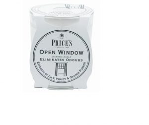 Prices Scented Candle Jar Open Window