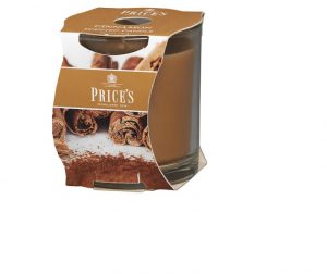 Prices Scented Candle Jar- Cinnamon