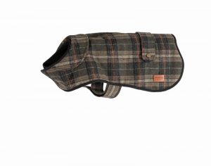 Ancol Heritage Green check coat 50cm