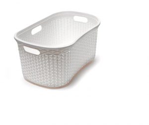 Addis Calico Rattan Laundry Basket