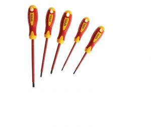 Faithfull VDE Soft Grip Screwdriver Set, 5 Piece