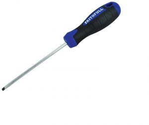 oft Grip Screwdriver Parallel Slotted Tip 4.0 x 100mm