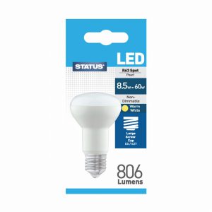 8.5w = 60w = 806 lumens r63 LED Spot Bulb