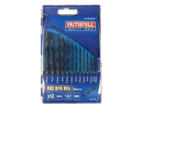HSS Drill Bit Set of 13 1.5 - 6.5mm