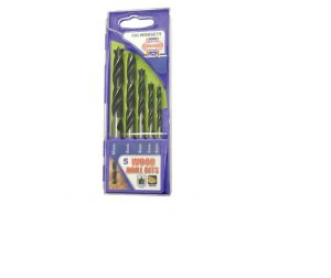 Lip & Spur Wood Drill Bit Set, 5 Piece 4-10mm