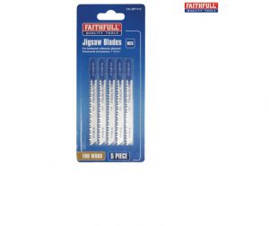 Faithfull Wood Jigsaw Blades Pack of 5 (T111C)