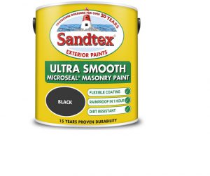 Sandtex Ultra Smooth Masonry Black 2.5L