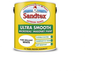 Sandtex Ultra Smooth Masonry Brilliant White 2.5L