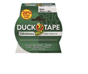 Original Duck Tape White 50mm x 25m +20%