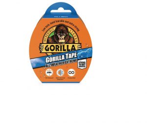 Gorilla All Weather Extreme Tape 11m Black