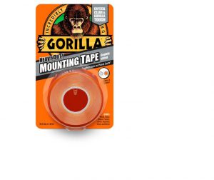 Gorilla Heavy Duty Mounting Tape 1.5m Clear