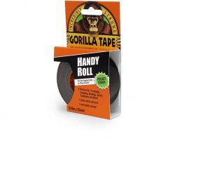 Gorilla Tape Handy Roll Black 9m