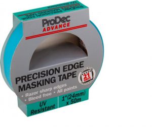 Prodec 24mm x 50m UV Resistant Precision Edge Masking Tape
