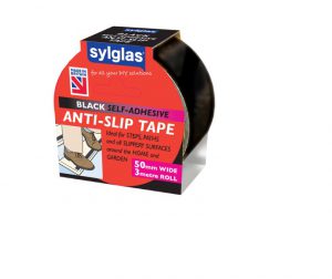 Sylglas Anti-Slip Tape Black 50mm x 3m