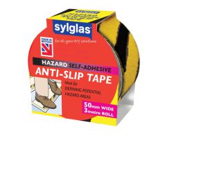 Sylglas Anti-Slip Tape Hazard 50mm x 3m