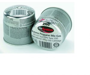 GoSystem Pierceable Gas Cartridge 190g (1 can)