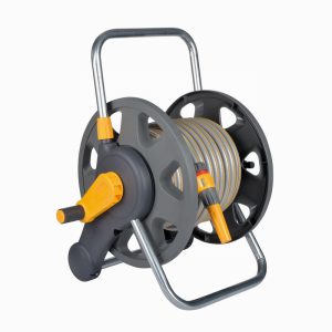 Hozelock Assembled 2-in-1 Hose Reel (45m) with Hose (25m)