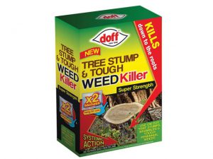 Doff Tree Stump & Tough Weedkiller 2 x sachets