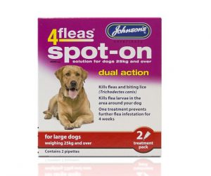 Johnsons 4 Fleas Spot On Large Dog 400mg