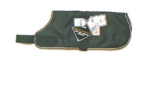 Outhwaite Water Proof Dog Coat Padded Lining Green 36cm