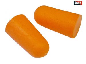 Scan Tapered Foam Earplugs (6 Pairs) SNR 36 dB