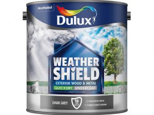 Dulux Weathershield Quick Dry Flex Undercoat Dark Grey 2.5L