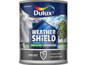 Dulux Weathershield Quick Dry Flex Undercoat Dark Grey 750ml