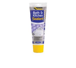 Everbuild Easi-squeeze Bath & Kitchen Sealant White 200ml