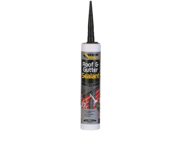 Everbuild Roof & Gutter Sealant Black 310ml