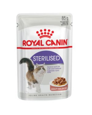 Royal Canin Sterilised (in gravy) Wet Cat Food Pouch 85g