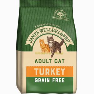 James Wellbeloved Adult Grain Free Turkey Dry Cat Food 1.5kg