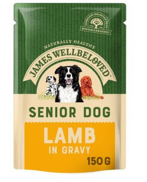 James Wellbeloved Lamb & Rice Senior Pouch 150g