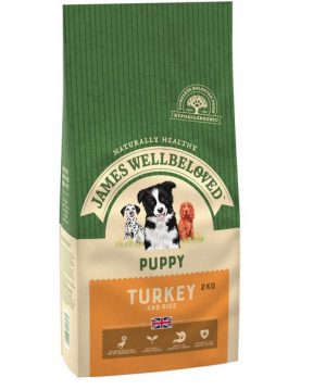 James Wellbeloved Turkey and Rice Puppy 2kg